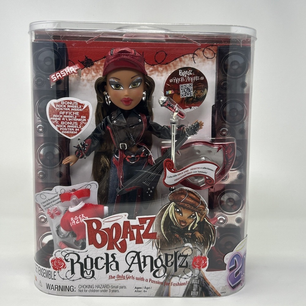 Bratz Rock Angelz 20 Yearz Sasha Doll NIB MGA 2021 New Sealed